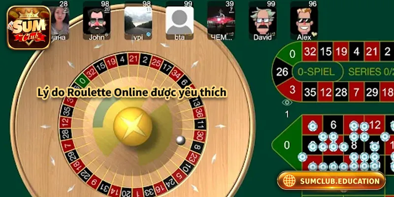 Lý do khiến Roulette online được yêu thích